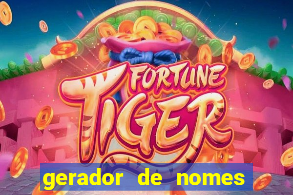 gerador de nomes para jogos